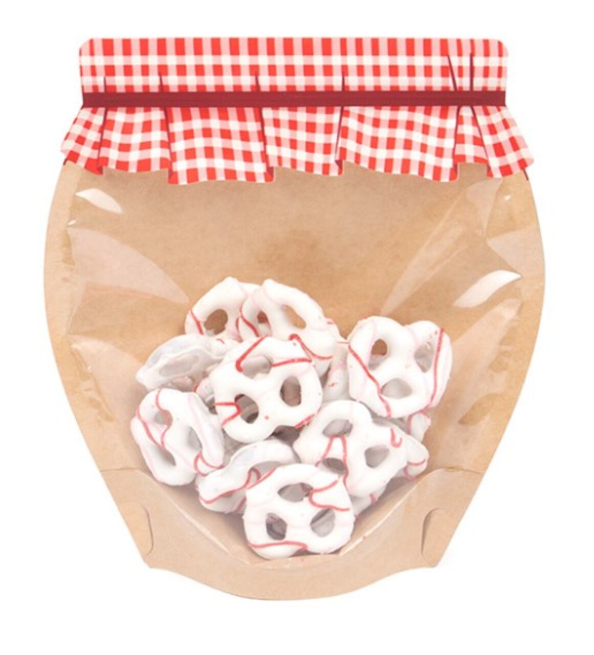 Large Jam Jar Shaped Pouches 7 1/2" x 3" x 8" 100 pack SP7JMZ